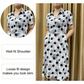 Elegant Print Oversized Dress for Women
