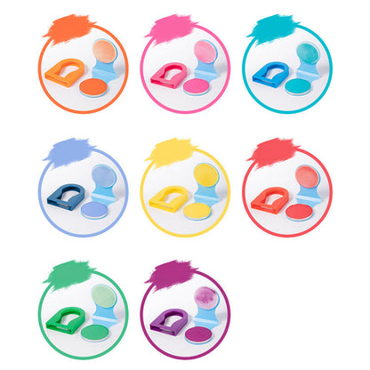 Disposable Hair Color Powders with 8 Colors