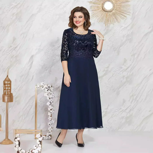 🌸Spring Specials 52% OFF🌸Elegance Lace Plus-Size Dress