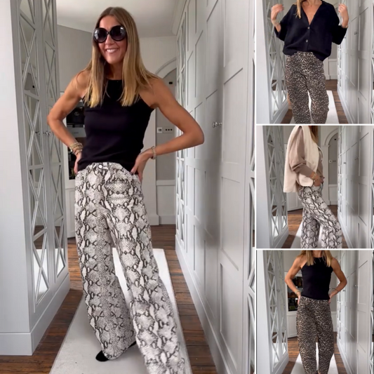 Women's Featured Printed Comfort Pants