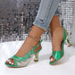 Women's Open Toe High-Heeled Sandals