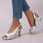 Women's Open Toe High-Heeled Sandals