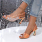 Women's Open Toe High-Heeled Sandals