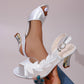 Women's Open Toe High-Heeled Sandals