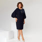 Women's Loose Polka Dot Round Neck Dress
