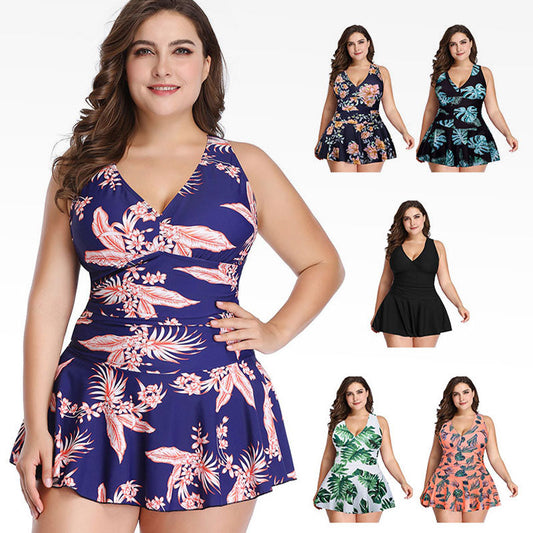 Women's Plus Size One-piece Beach Swimsuit
