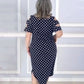 Women's Polka Dot Off Shoulder Dress
