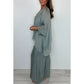 ✨ Early spring new ✨ ultra-thin women's elegant casual chiffon top and wide-leg pants set