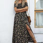 Women's Elegant Floral Off-Shoulder Dress