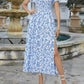 Women's Elegant Floral Off-Shoulder Dress