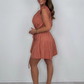 Women's Elegant Solid Color V-Neck Sleeveless Dress