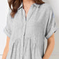 🔥LAST DAY SALE 49% OFF🔥 Striped Lapel Button Down Shirt Dress