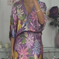 Women's V-Neck Top & Maxi Skirt 2-Piece Set