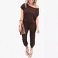 Women's Off Shoulder Elastic Waist Stretchy Jumpsuit