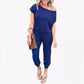 Women's Off Shoulder Elastic Waist Stretchy Jumpsuit