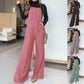 Women's Casual Sleeveless Wide-Leg Denim Overall