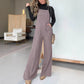 Women's Casual Sleeveless Wide-Leg Denim Overall