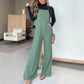 Women's Casual Sleeveless Wide-Leg Denim Overall
