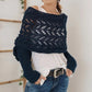 🧣Women’s Cut-out Knitted Shawl with Double Sleeves