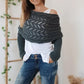 🧣Women’s Cut-out Knitted Shawl with Double Sleeves