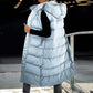 🔥HOT SALE 49% OFF🔥 Women's Long Puffer Vest | Quilted Hood & Button Closure ❄️