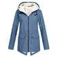 Soft Full Zipper Hooded Jacket with Pockets