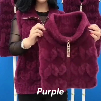 Winter Fashion Women's Warm Faux Fur Vest