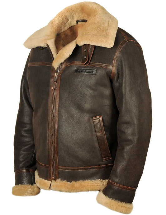 SHEEPSKIN BOMBER JACKET