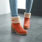 Women’s Chunky Heel Winter Boots