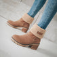 Women’s Chunky Heel Winter Boots