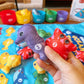 Toddler Cloth Fishing Toy Set with Stacking Cups