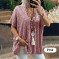 Women's Sequin V-Neck Top
