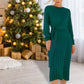 Nice Gift! Elegant Slim Pleated Knit Dress for Women