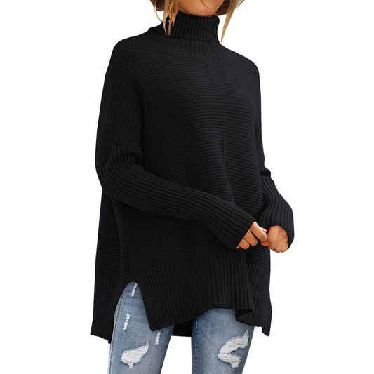 Women's High Neck Oversized Sweater