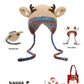 🎅Surprise price: £9.99 only!🎄🦌Handmade Knitted Christmas Antler 2-in-1 (Hat/Handbag)🧶3