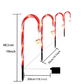 Christmas Outdoor Solar Candy Cane Lights