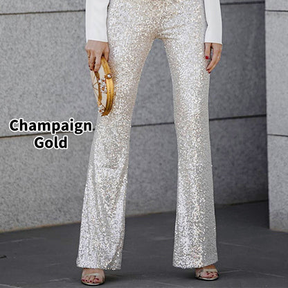 Women’s Sequin Flared Pants