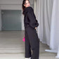 Women's Fashionable Hoodie and Jogger Two-Piece Set