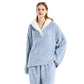 Warm Plush Pajama Set for Winter