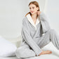 Warm Plush Pajama Set for Winter