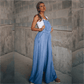 Women's Loose Adjustable Strap Wide Leg Denim