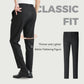 Men's Classic Elastic Waist Straight Pants