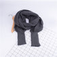 Womens Scarf with Sleeves Knit Wrap Sweater Cozy Crochet Cropped Shawl