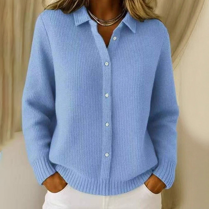NEW🔥 Women's Casual Cotton Button-Down Cardigan Sweater
