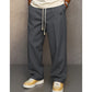 Men's Casual Loose Pleated Straight Pants