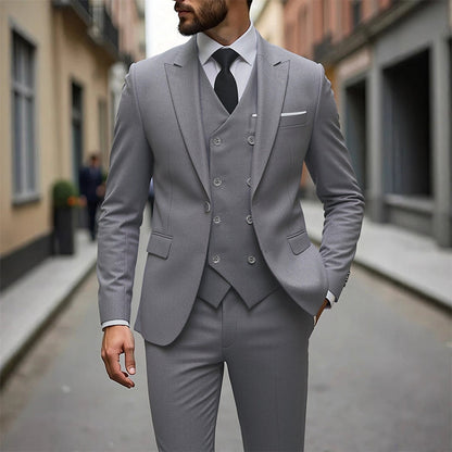 🔥 Hot Sale 50% OFF 🔥Men's Slim-Fit 3-Piece Suit Set🕴️