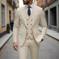 🔥 Hot Sale 50% OFF 🔥Men's Slim-Fit 3-Piece Suit Set🕴️