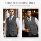 👔Hot Sale 40% Off!⌚Men's Classic Herringbone Tweed Suit Vest