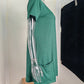 Women's Casual Square Neck Pocket Short Sleeve Dress