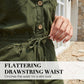 Women's Short Sleeve Button-Up Utility Romper